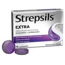 Strepsils Extra Blackcurrant Flavour Anaesthetic Lozenges