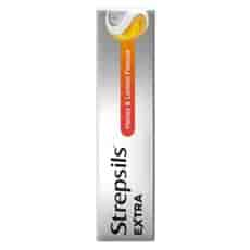 Strepsils Extra Honey and Lemon  Flavour Anaesthetic Lozenges