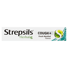 Strepsils Herbal Cough Lozenges Fresh Menthol