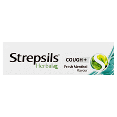 Strepsils Herbal Cough Lozenges Fresh Menthol