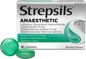 Strepsils Plus Anaesthetic Lozenges