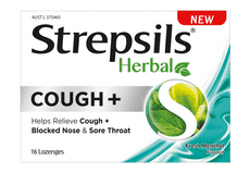 Strepsils Herbal Cough Lozenges Fresh Menthol